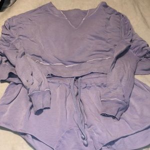 Free People Sweat-Shorts Set